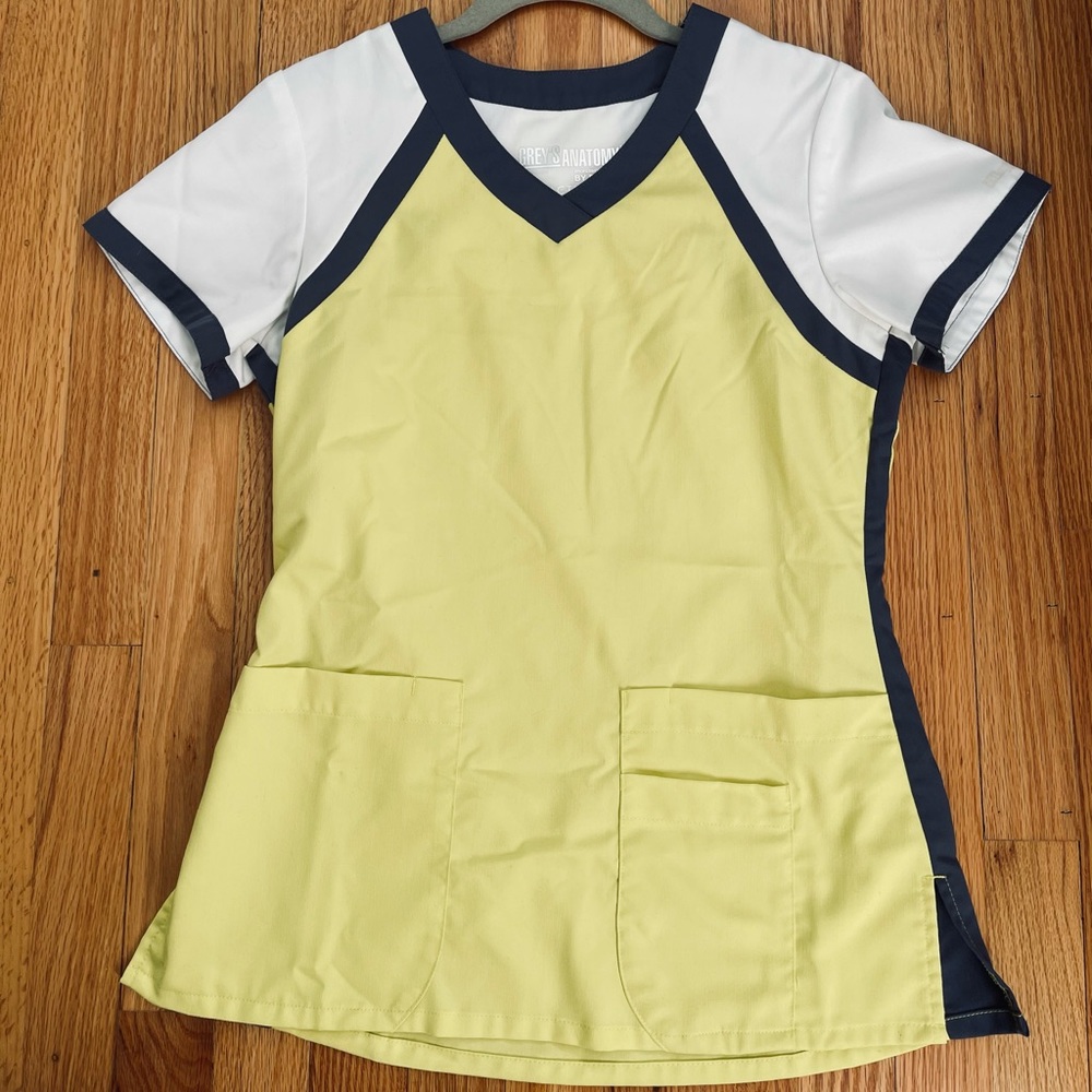 Greys Anatomy Scrub top 3-Pocket Colour Block